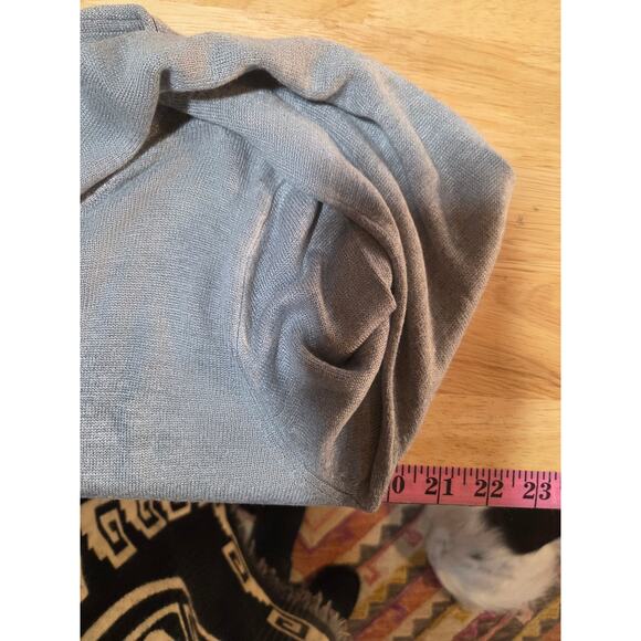 Desigual silk Gray knit sweater Applique detail size small long sleeve - Picture 8 of 9